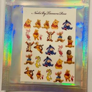 Winnie the Pooh water decals